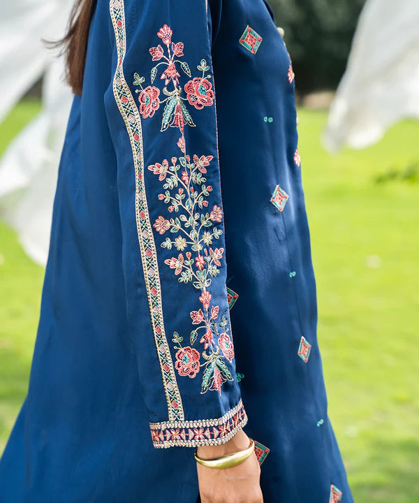 2PC - Embroidered Viscose Suit