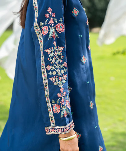 2PC - Embroidered Viscose Suit