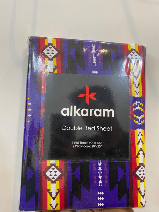 Al karam  double bed bedsheet