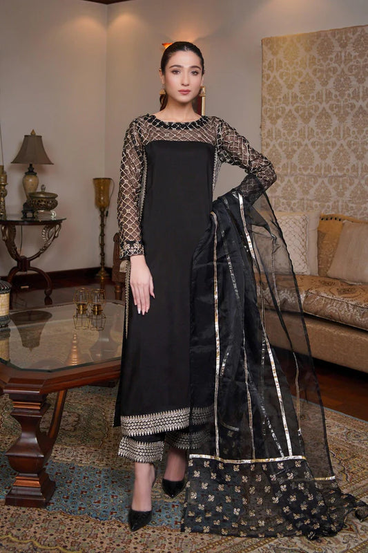 3PC - Embellishment Viscose Suit
