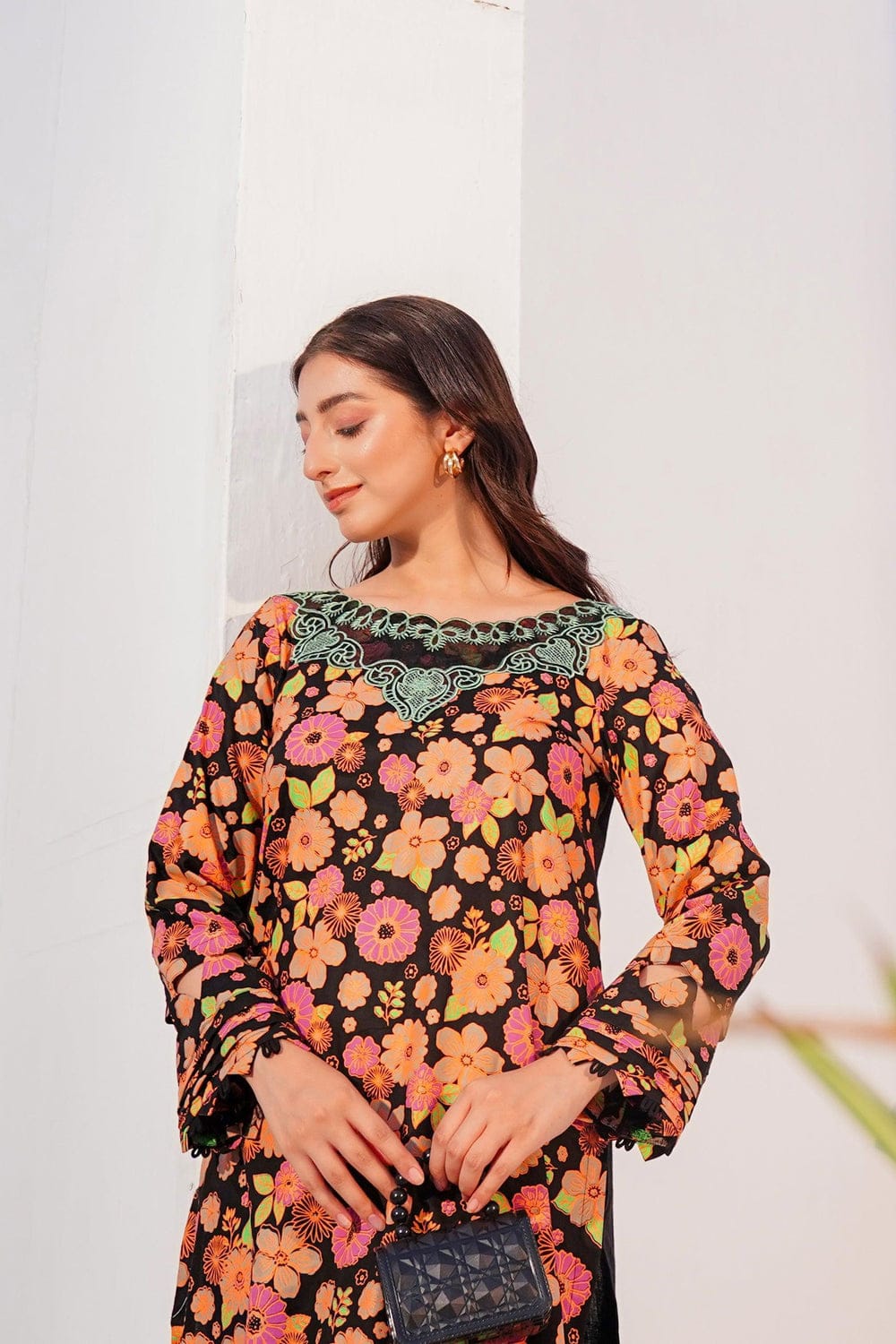 2pc Printed Cotton Lawn Suit