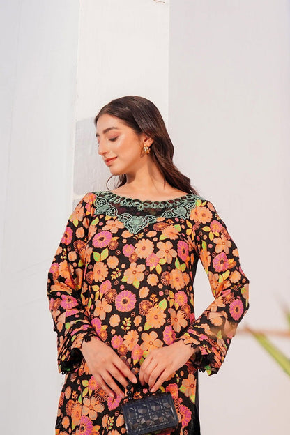 2pc Printed Cotton Lawn Suit