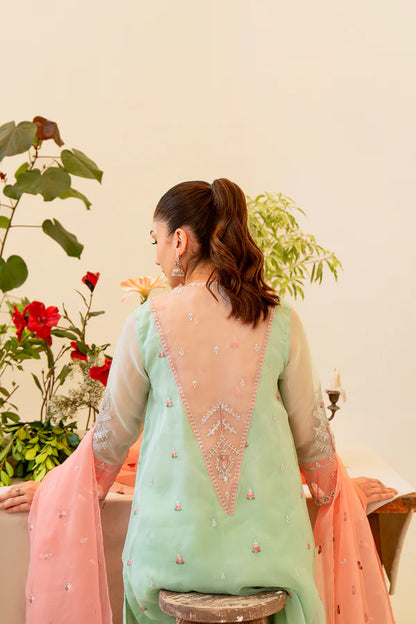 3PC - Embroidered Organza Suit P
