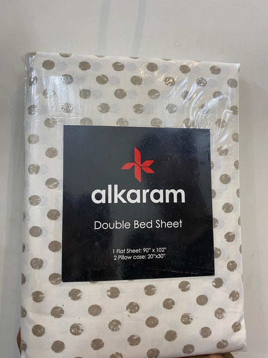 Al karam  double bed bedsheet