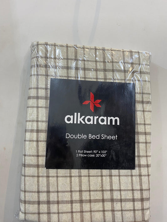Al karam  double bed bedsheet