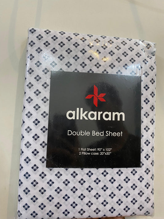 Al karam  double bed bedsheet